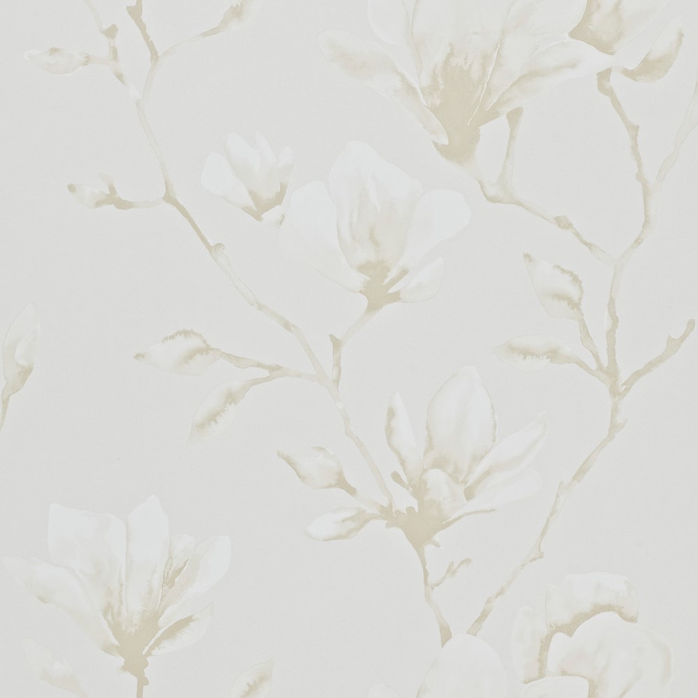 Lotus Wallpaper 110877 Wallpaper by Harlequin in Pearl White